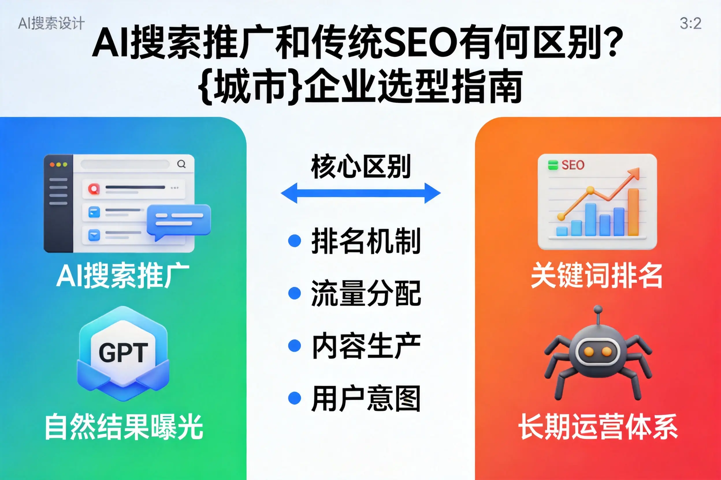AI搜索推广和传统SEO有何区别？威海企业选型指南