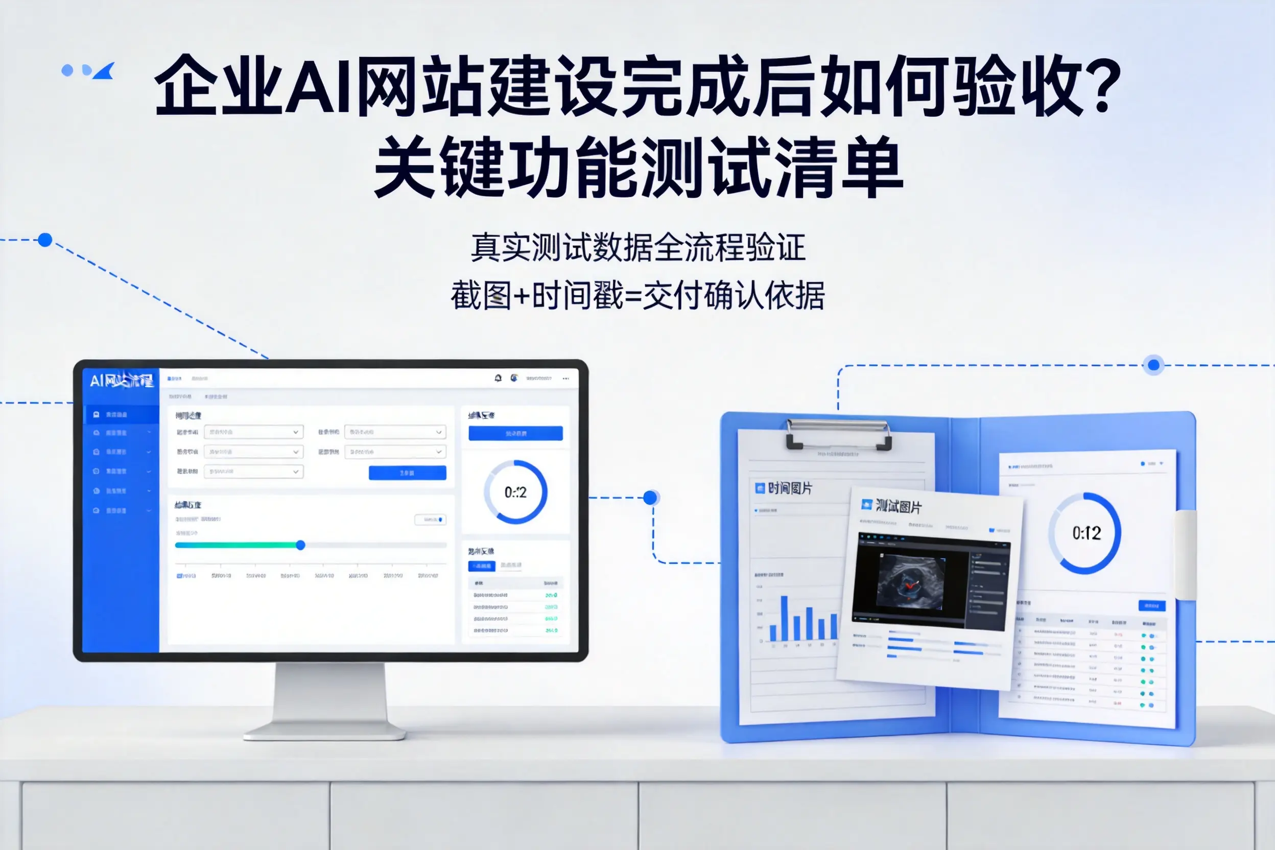 威海企业AI网站建设完成后如何验收?关键功能测试清单