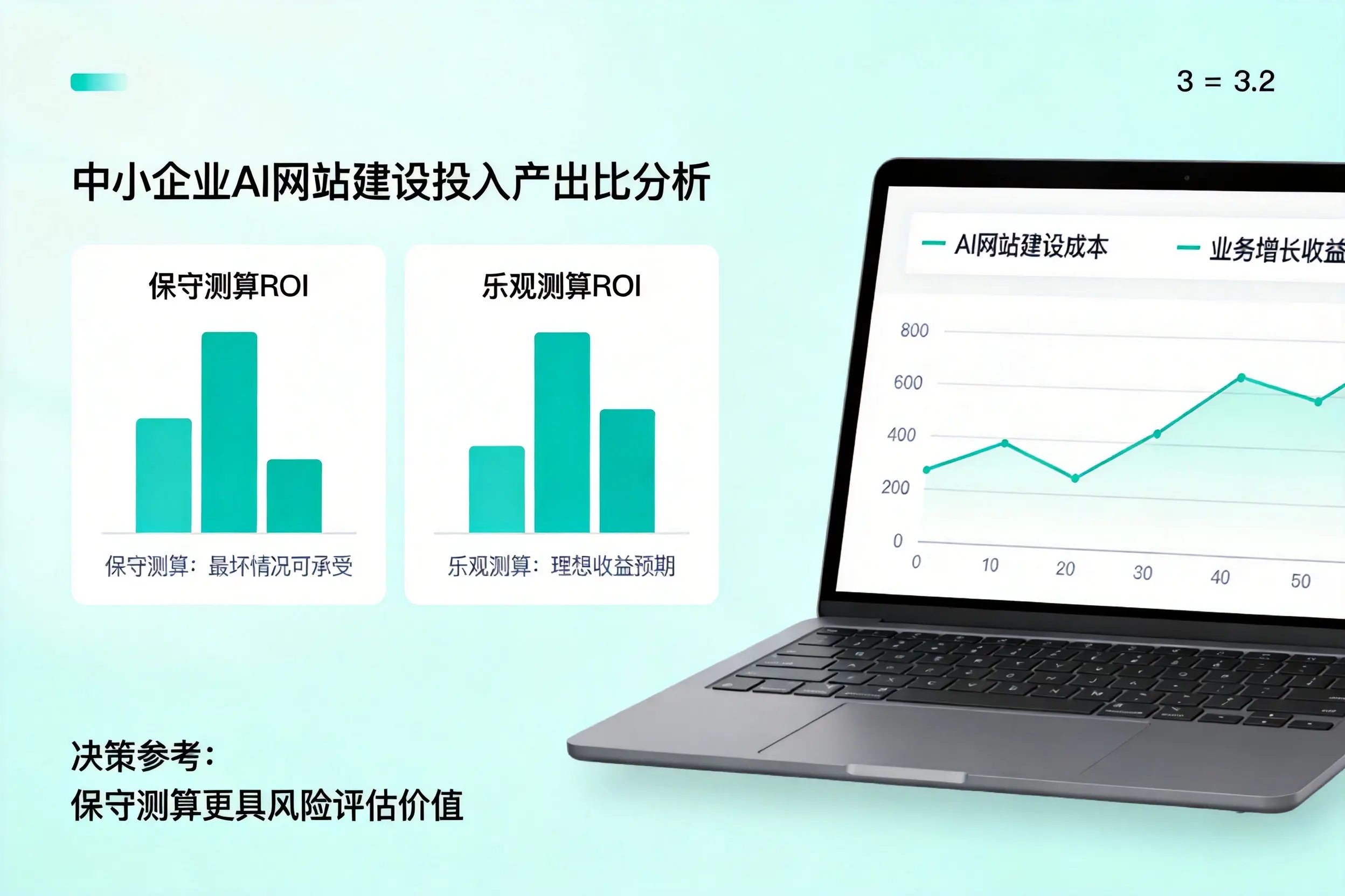 威海中小企业AI网站建设投入产出比怎么算？先看这份分析